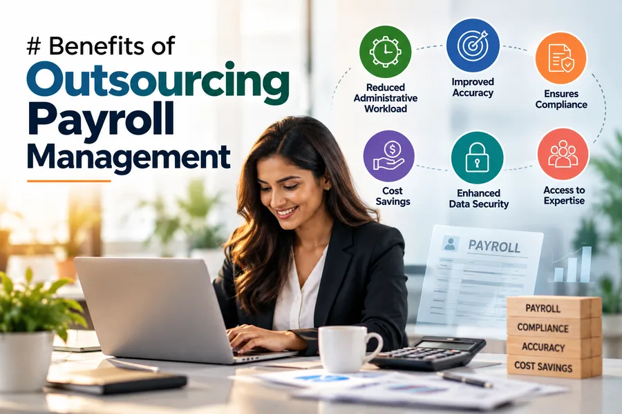 Payroll Outsourcing Benefits Infographic