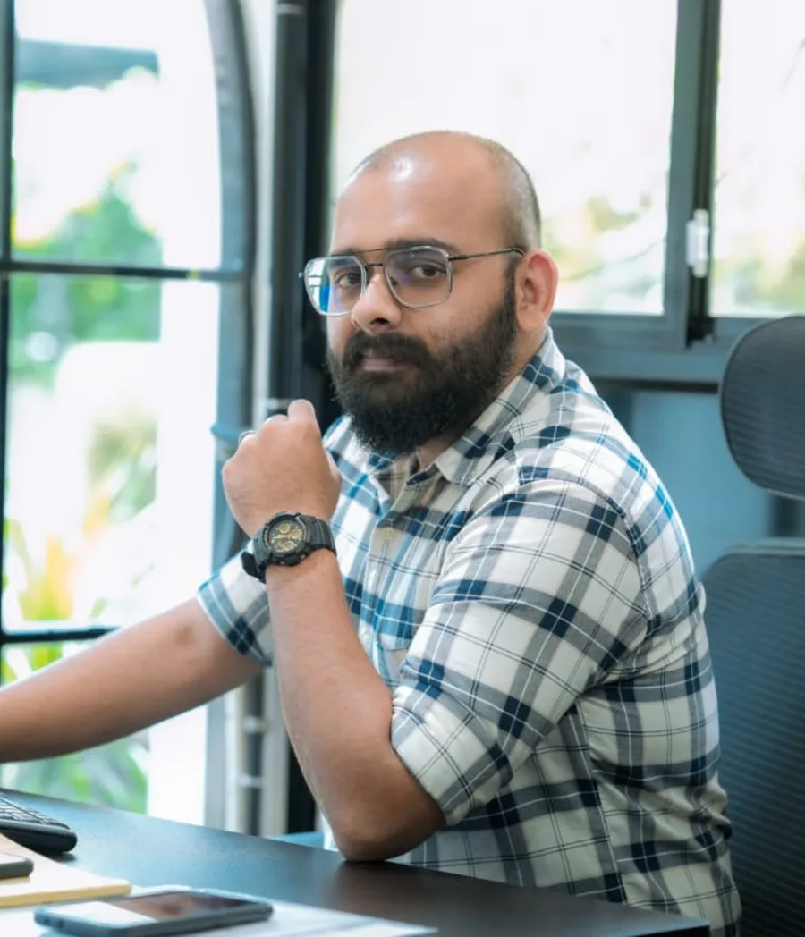 Portrait of E P Abhishek Nair